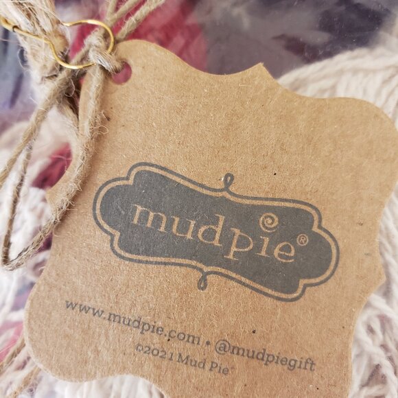 Country Chic Solid Red Table Runner with Tassels by Mud Pie 18" x 90"  NWT - Picture 5 of 12